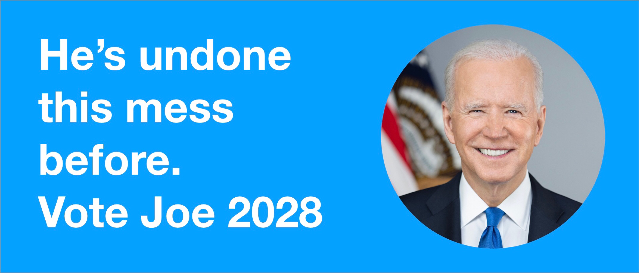 Ad - Vote Joe Biden 2028 - version 8